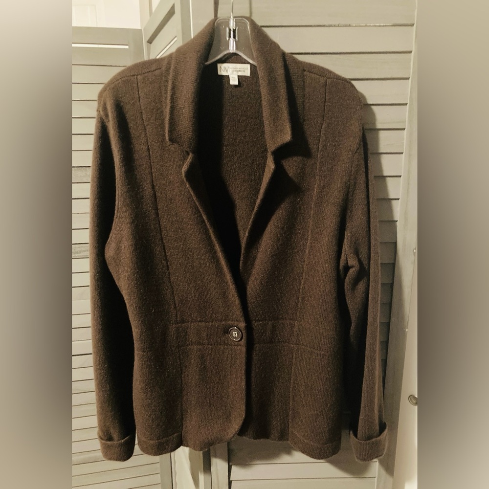 BNWOT Neiman Marcus Cashmere Cardigan XL